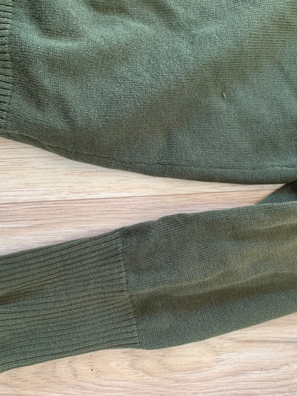 Green Cardigan 100% cotton 3/4 sleeve - Picture 8 of 11